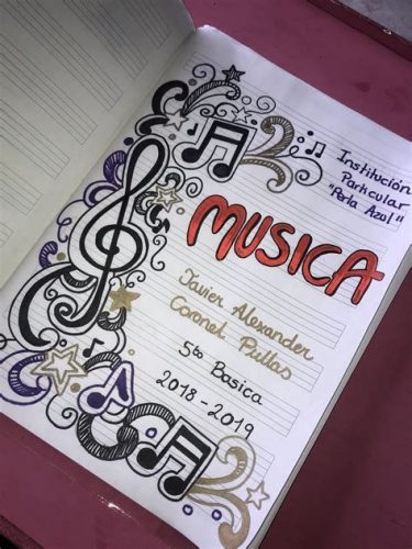 Portadas de música ideas bonitas dibujos fáciles Saberimagenes