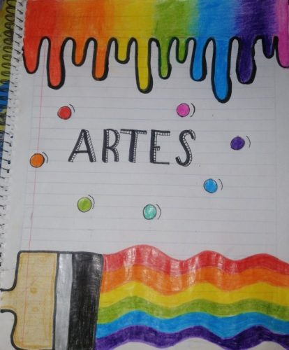 40 Portadas de Artes diseños bonitos ideas y dibujos fáciles