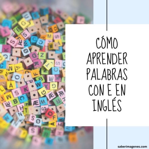 Palabras en inglés con la letra E sustantivos adjetivos verbos y