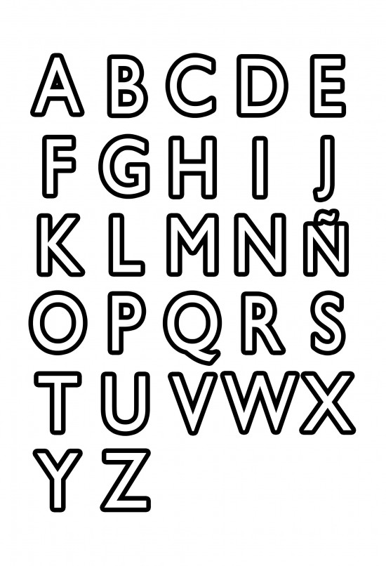 Featured image of post Abecedario Con Dibujos Para Imprimir A Color Aprender el abecedario para ni os desde casa de forma divertida