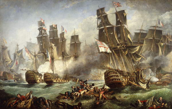 Imágenes De La Batalla De Trafalgar 21 De Octubre De 1805