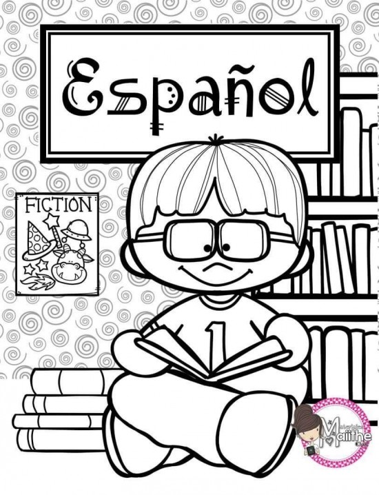 Dónde encontrar portadas de español para imprimir y colorear?