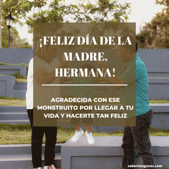 Mensajes y frases por el Día de la Madre para una hermana |  