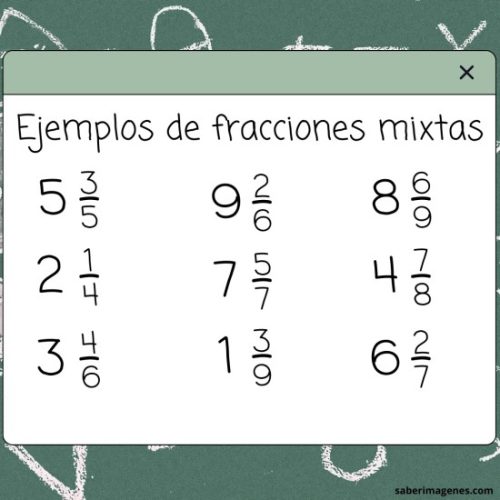 Fracciones Mixtas Con Ejemplos Y Ejercicios 